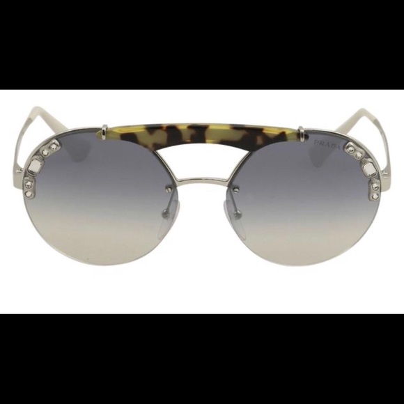 Prada SPR52U Fashion Pilot Sunglasses - Picture 7 of 7